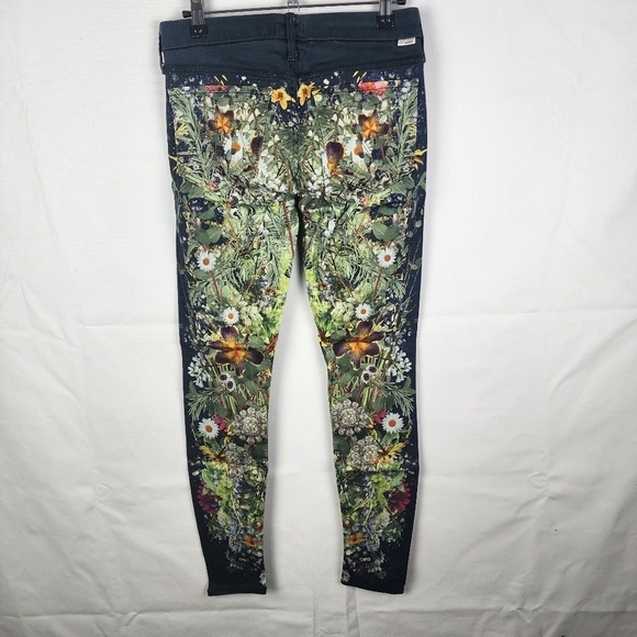 MOTHER Denim Jeans- The Looker Wild Flower Size 26 - Picture 3 of 8